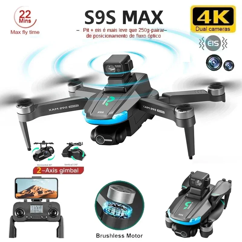 Nouveau S9S MAX MINI Drone 4K  - Drone Camera With Gimbal avis et prix