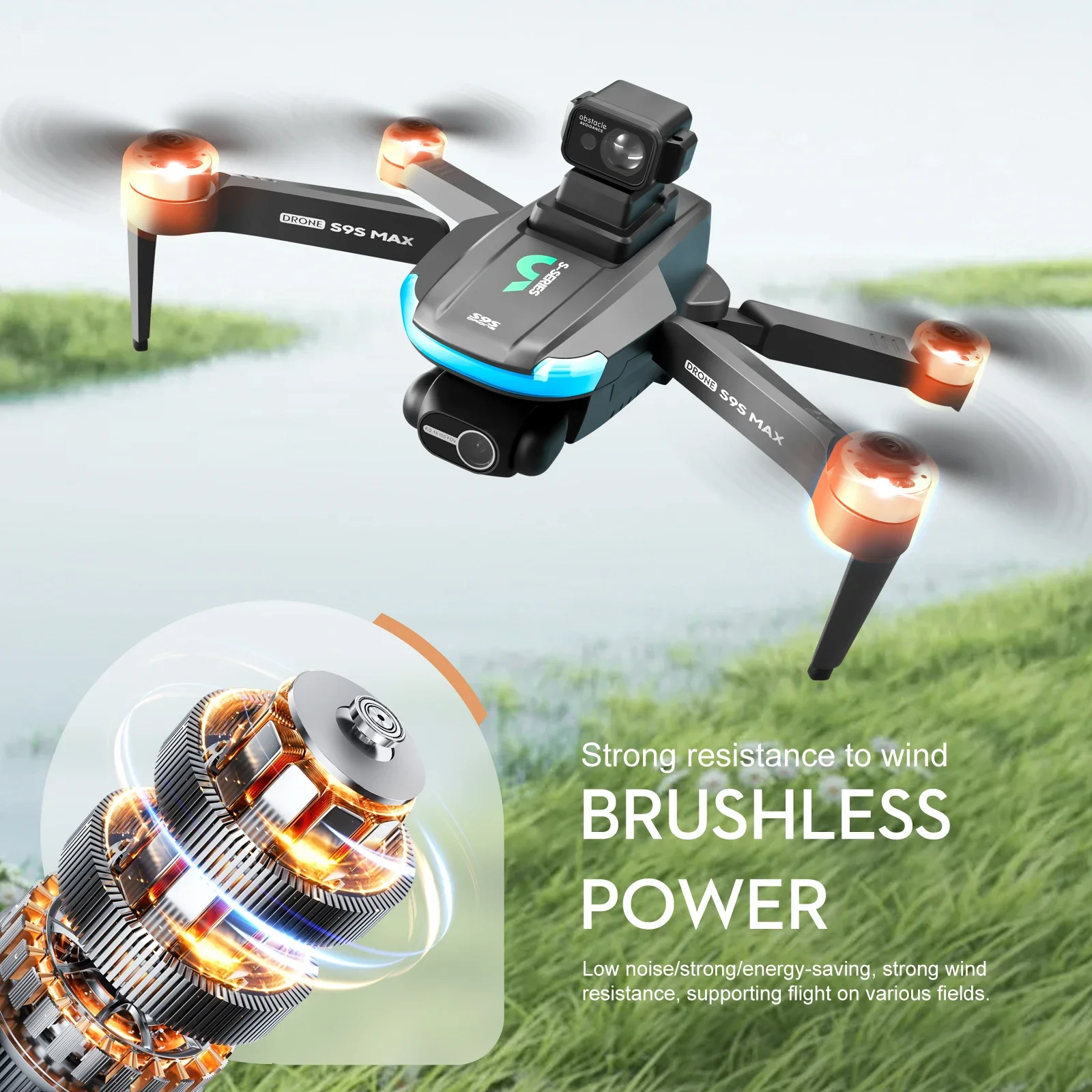 Nouveau S9S MAX MINI Drone 4K  - Drone Camera With Gimbal avis et prix