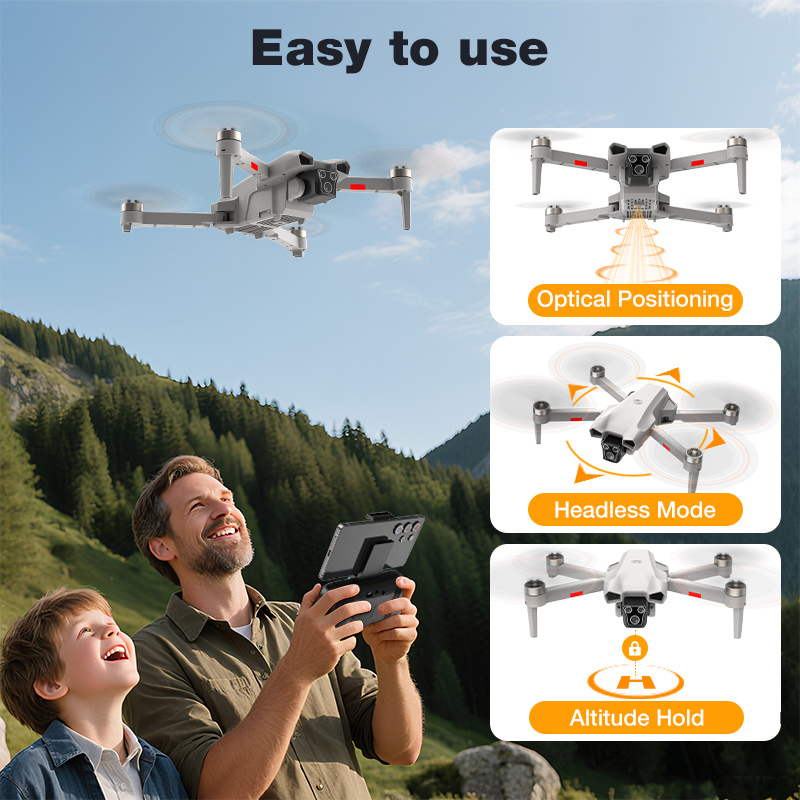 NOUVEAU Drone L017 Pro Brushle - Drone Camera With Gimbal avis et prix
